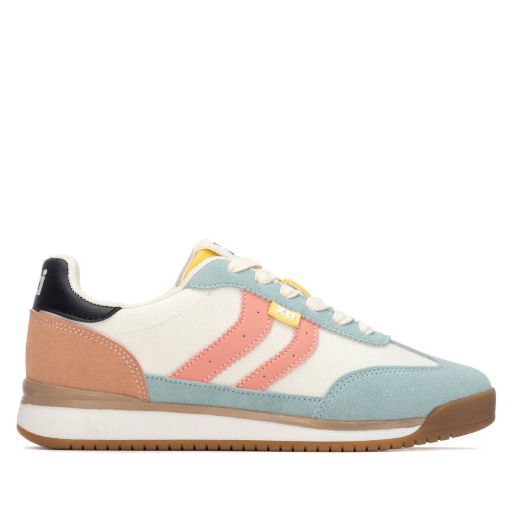 NEW XTI women's low wedge laced shoe in multicolor